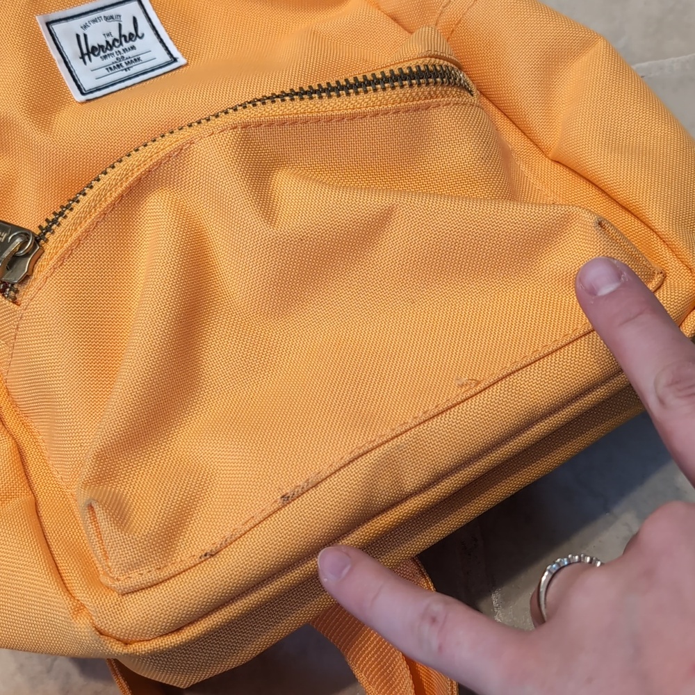 Herschel Mini Nova Orange Backpack - image 3